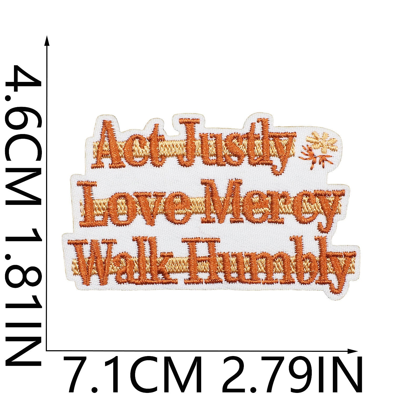 Wholesale Faith Letter Series Embroidered Fabric Patch with Cross  DIY Patches