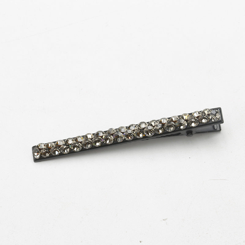 Wholesale Rhinestone Side Hairpins Duckbill Clip for Broken Hair