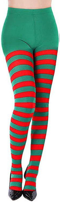 Wholesale Christmas Cosplay Props Red and White Striped One-piece Christmas Socks