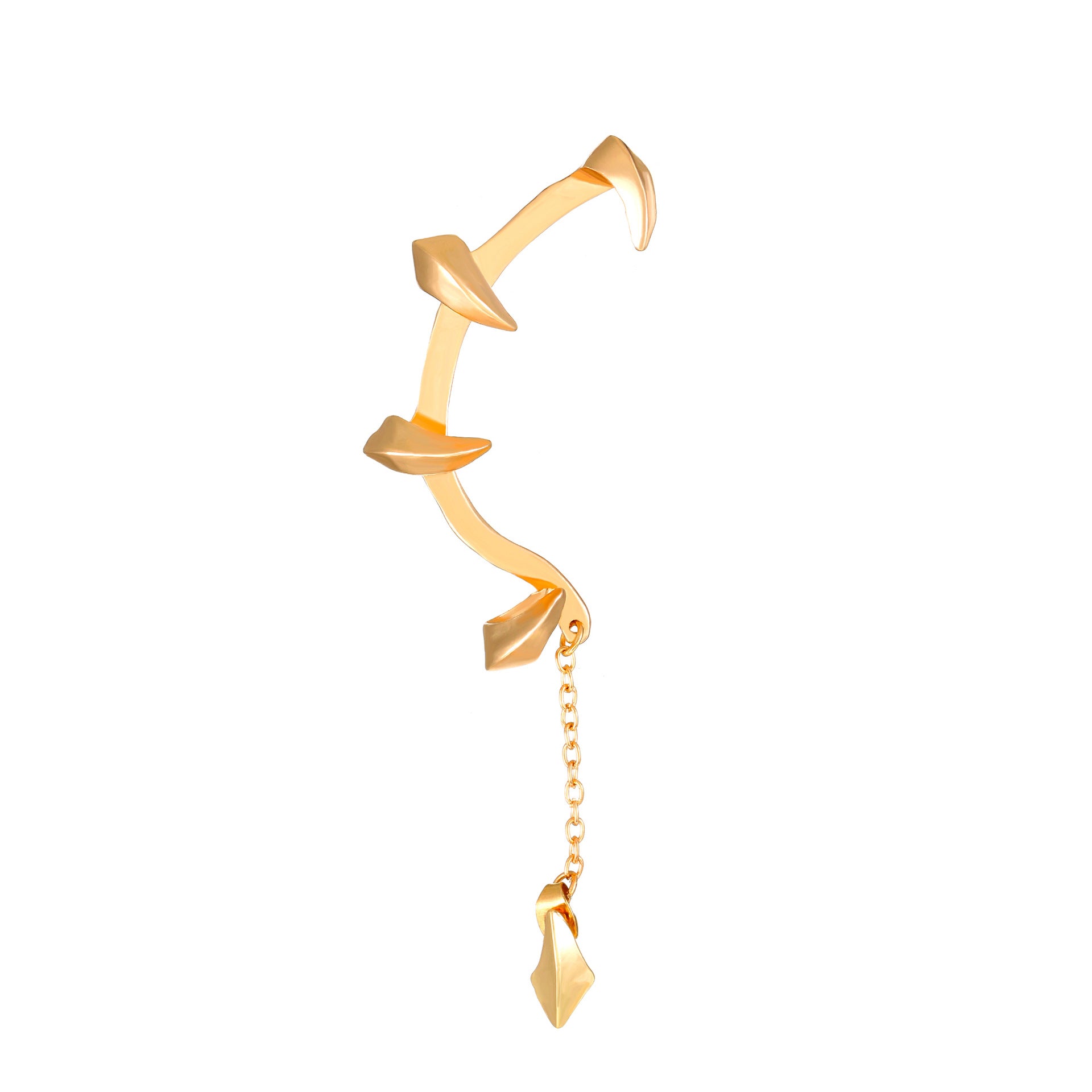 Wholesale Gothic Demon Claw Ear Cuff Women S Punk Dark Alloy Ear Clip For No Piercing Stylish Boutique Jewelry Accessory