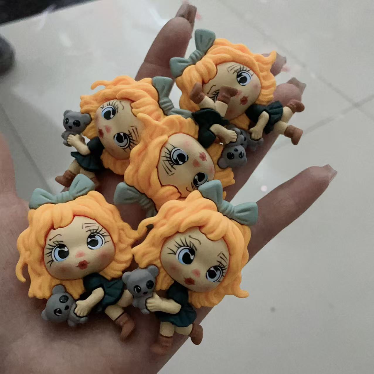 Wholesale Mixed batch live streaming hot selling soft rubber strawberry little girl DIY bead OLY Exclusive