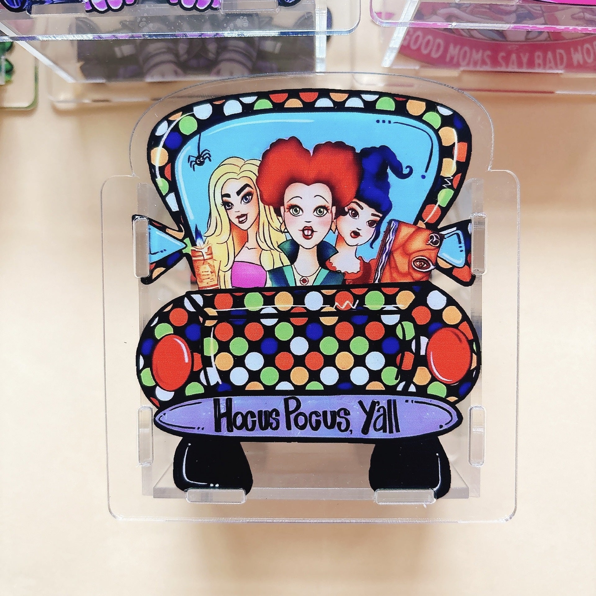 Wholesale  pen holder stationery case acrylic pen case creative gift cosmetic case 10cm