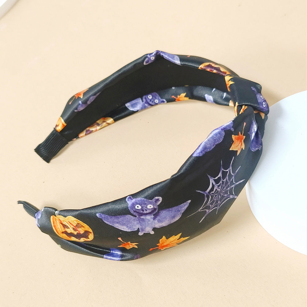 Wholesale  headband women' s wide-brimmed fabric knotted headband