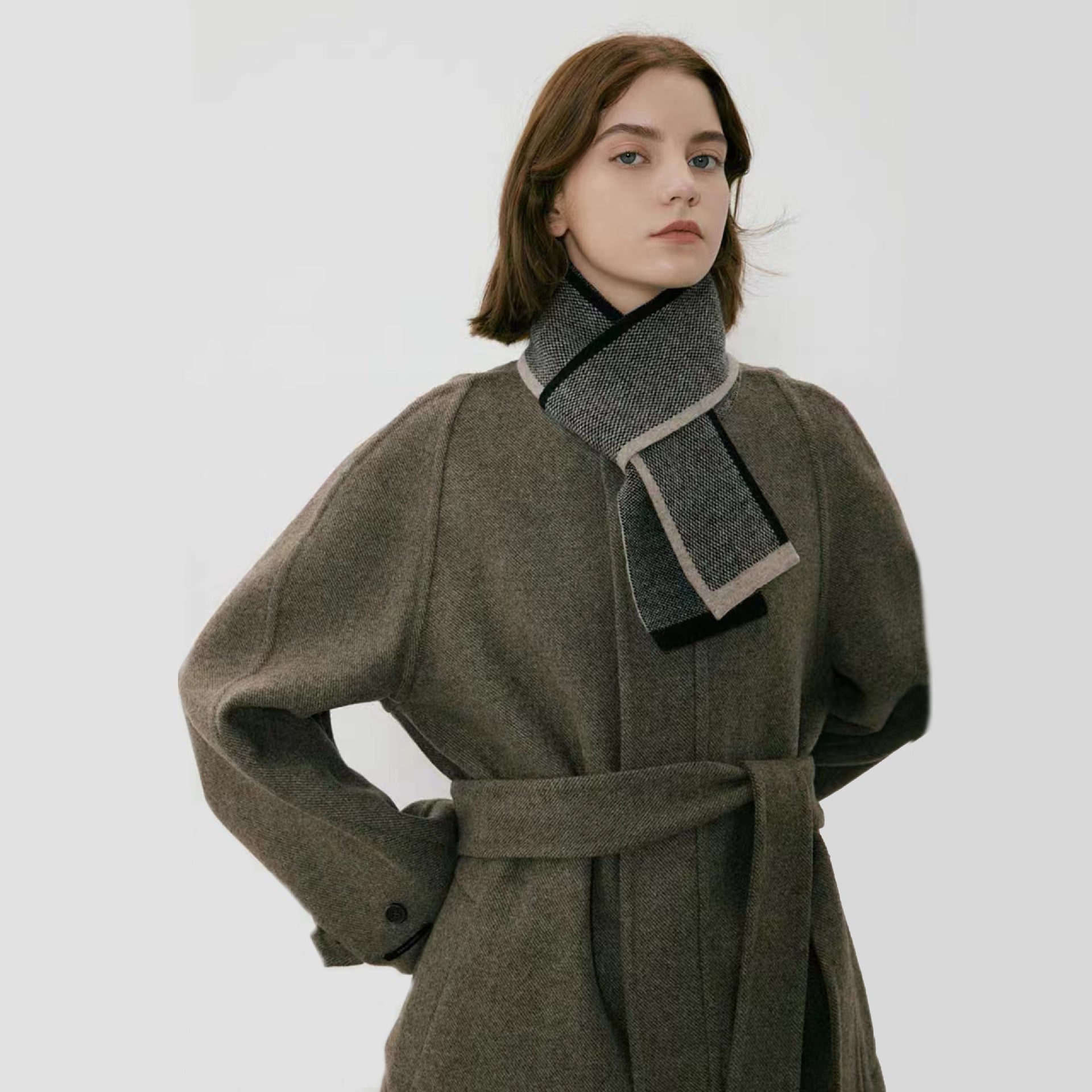 Wholesale Autumn and Winter Soft and Warm Knitted Small Scarf