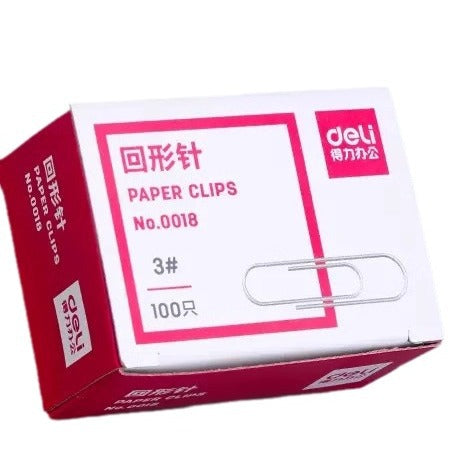 Wholesale paper clip silver metal paper clip steel core paper clip