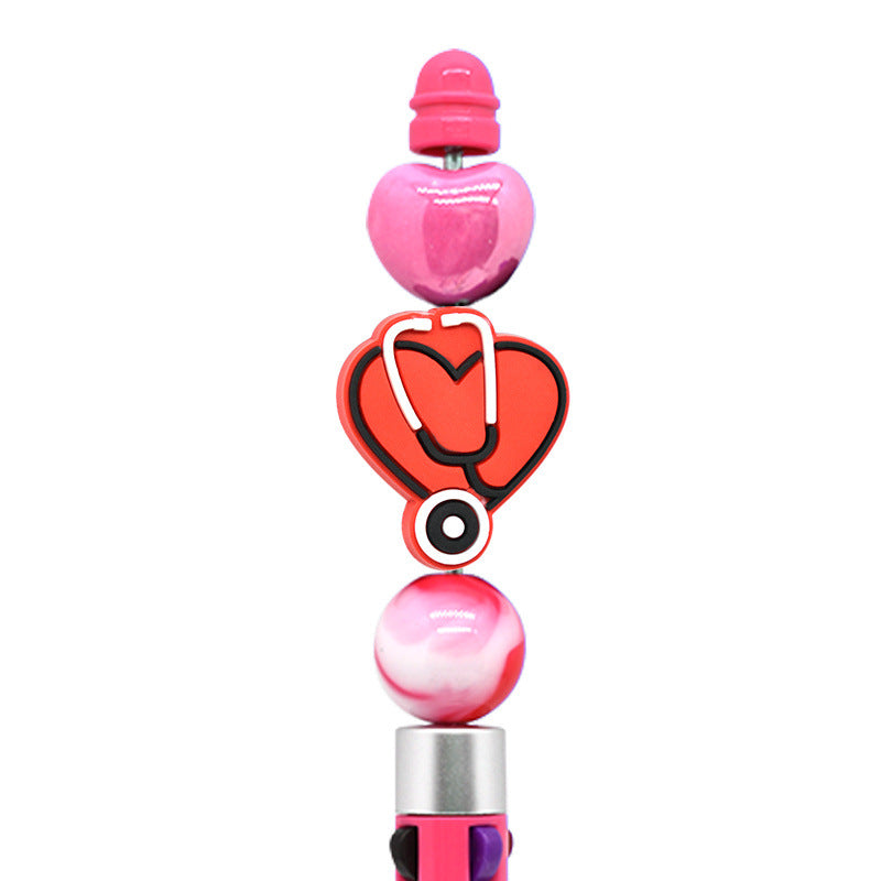 Wholesale Random 100pcs/pack  Medical Cartoon Beads Focal Beads