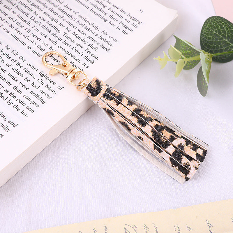 Wholesale Tassel pendant leopard print snake print fashion trend key accessories
