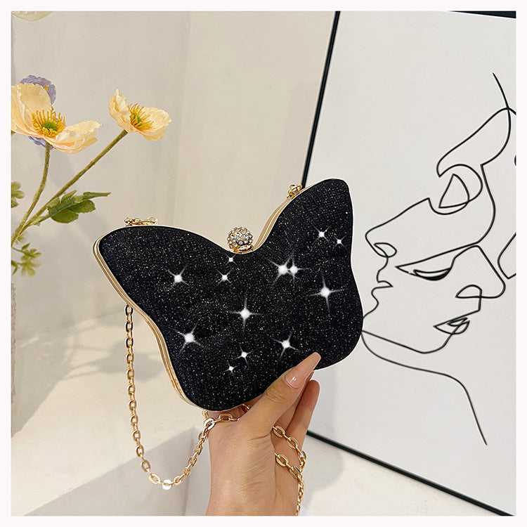 Wholesale Autumn and Winter Acrylic Chain Crossbody Butterfly Box Bags