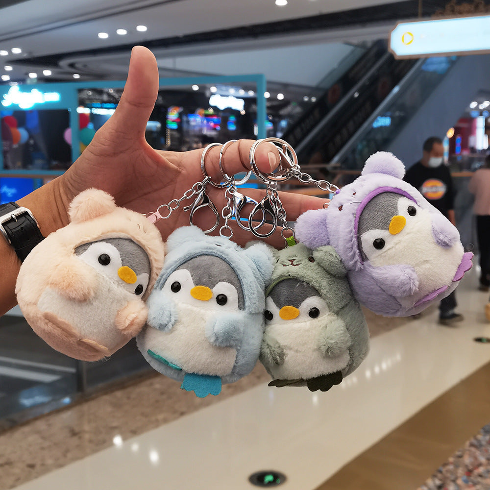 Wholesale Penguin Pendant Plush Doll Keychain