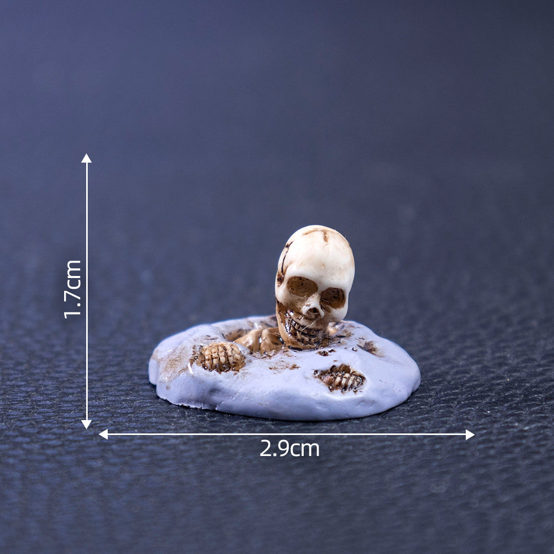 Wholesale  skull DIY decoration accessories micro landscape desktop small ornaments