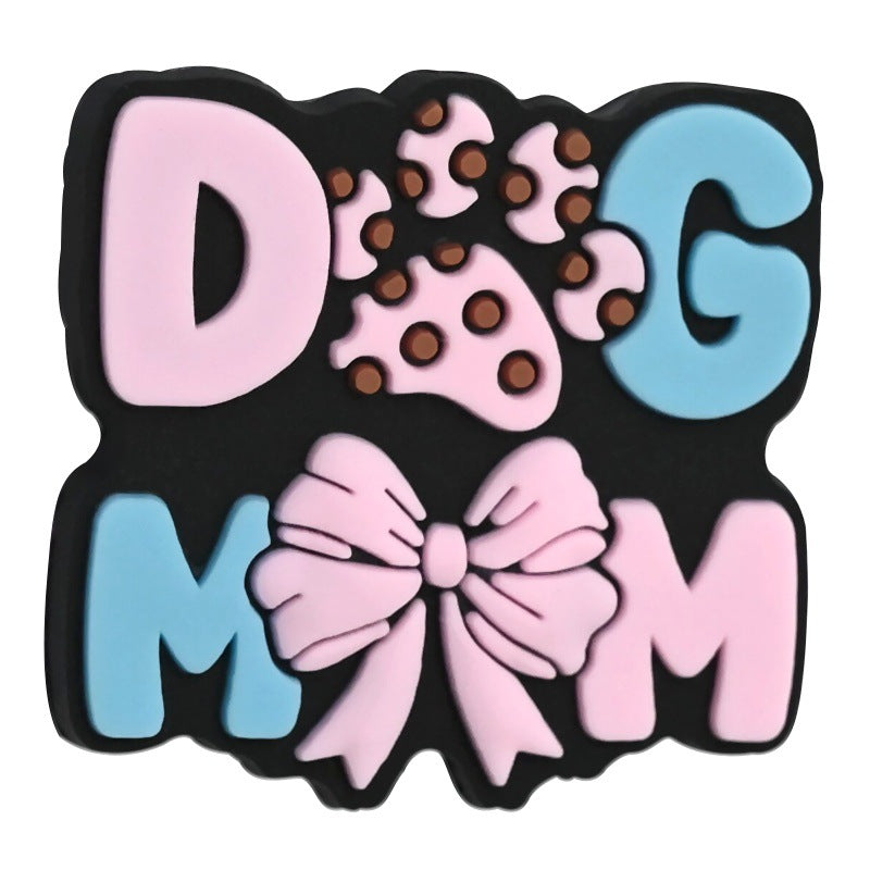 Wholesale Random 100pcs Pet Dog Phrases Letter Beads  Focal Beads