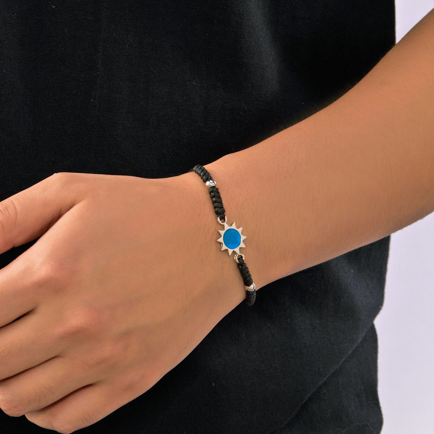 Wholesale Miyuki Luminous Sun Moon Valentine' s Day Hand Rope