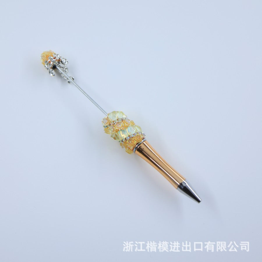 Wholesale Popular DIY Pearl Flower Beadable Pen