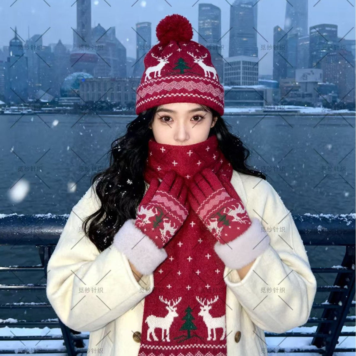 Wholesale Christmas Warm Winter Accessory Set