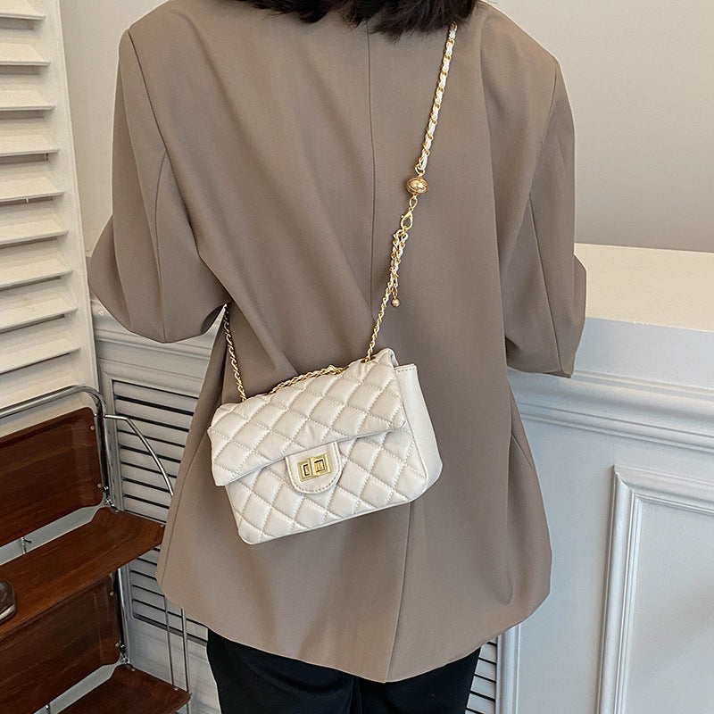 Wholesale Small Golden Ball Diamond Chain Crossbody Shoulder Small Square Bag