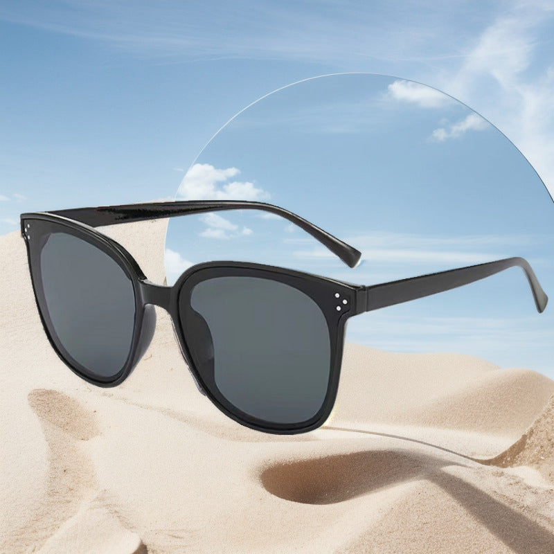 Wholesale Temperament large frame sunglasses