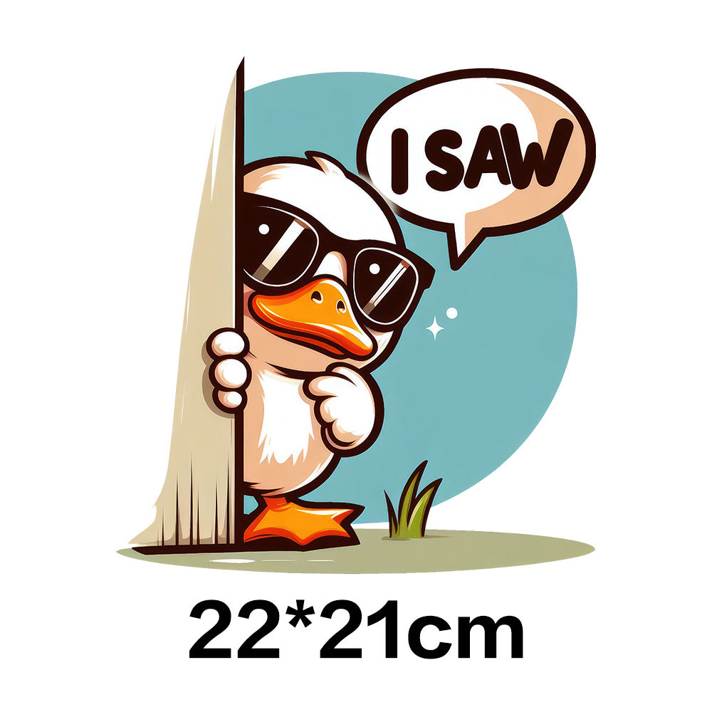 Wholesale 10pcs Various styles of ducklings UV DTF Ready to Press Transfers Wraps