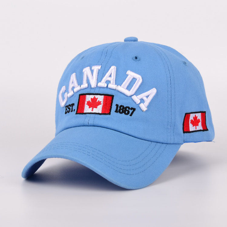 Wholesale Cotton Maple Leaf Canadian Flag Baseball Cap