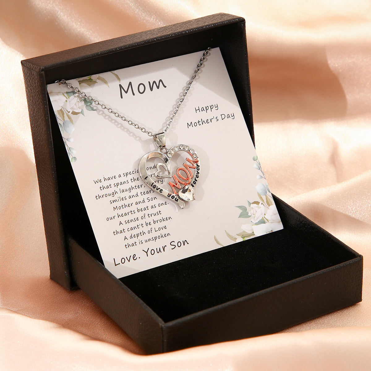 Wholesale Mother's Day Alloy Necklace Gift Box