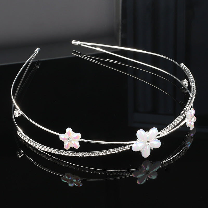 Wholesale Korean style high-end niche leaf flower headband