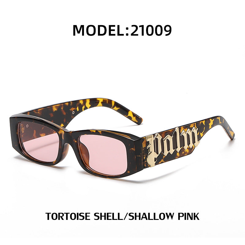 Wholesale Small Frame Fashion Wide Temples Anti-ultraviolet Sunglasses