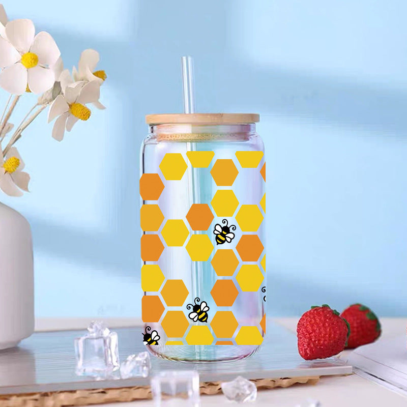 Wholesale cute animals 16oz Cup UV DTF Wraps