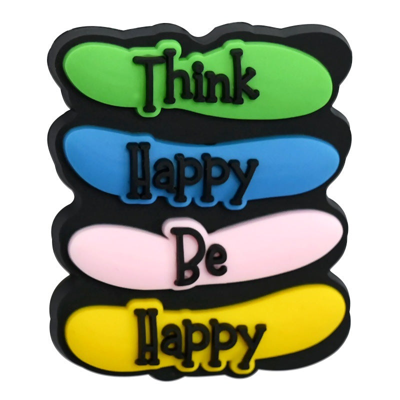 Wholesale Random 100pcs Phrase Love Yourself Beaded Pen Focal Beads