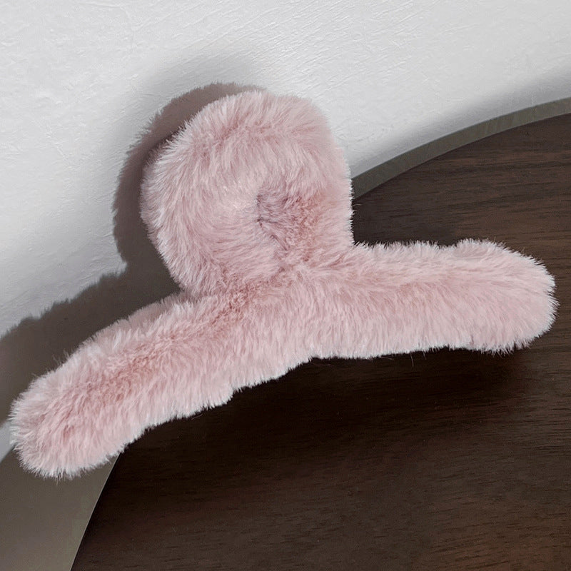 Wholesale Autumn and Winter Plush Extended Hair Clips