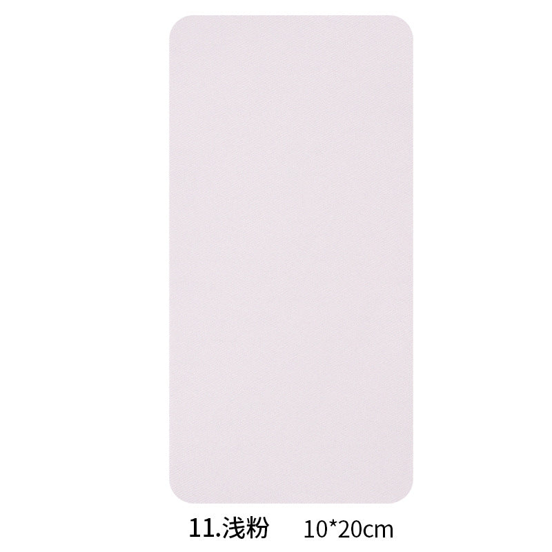 Wholesale Colorful rectangular random cut imitation denim patches