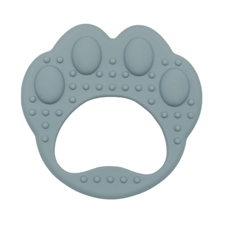 Wholesale Baby Food Grade Boilable Bear Paw Silicone Teether