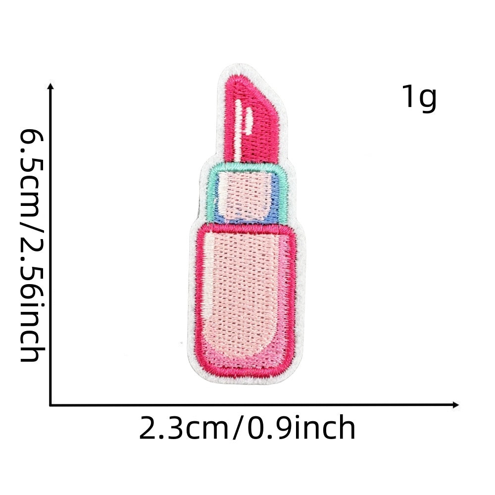 Wholesale Cartoon Princess Pink Cloth Patch Badge Fashion DIY Decorative Accessory For Clothing Bags Gifts Resale