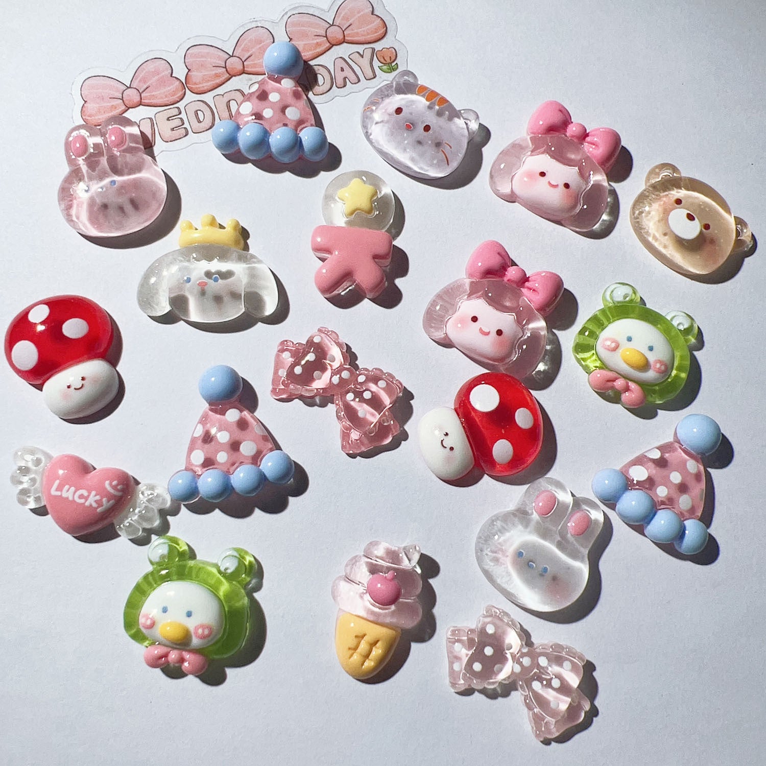 Wholesale 20pcs/pack Resin accessories wholesale DIY accessories handmade materials