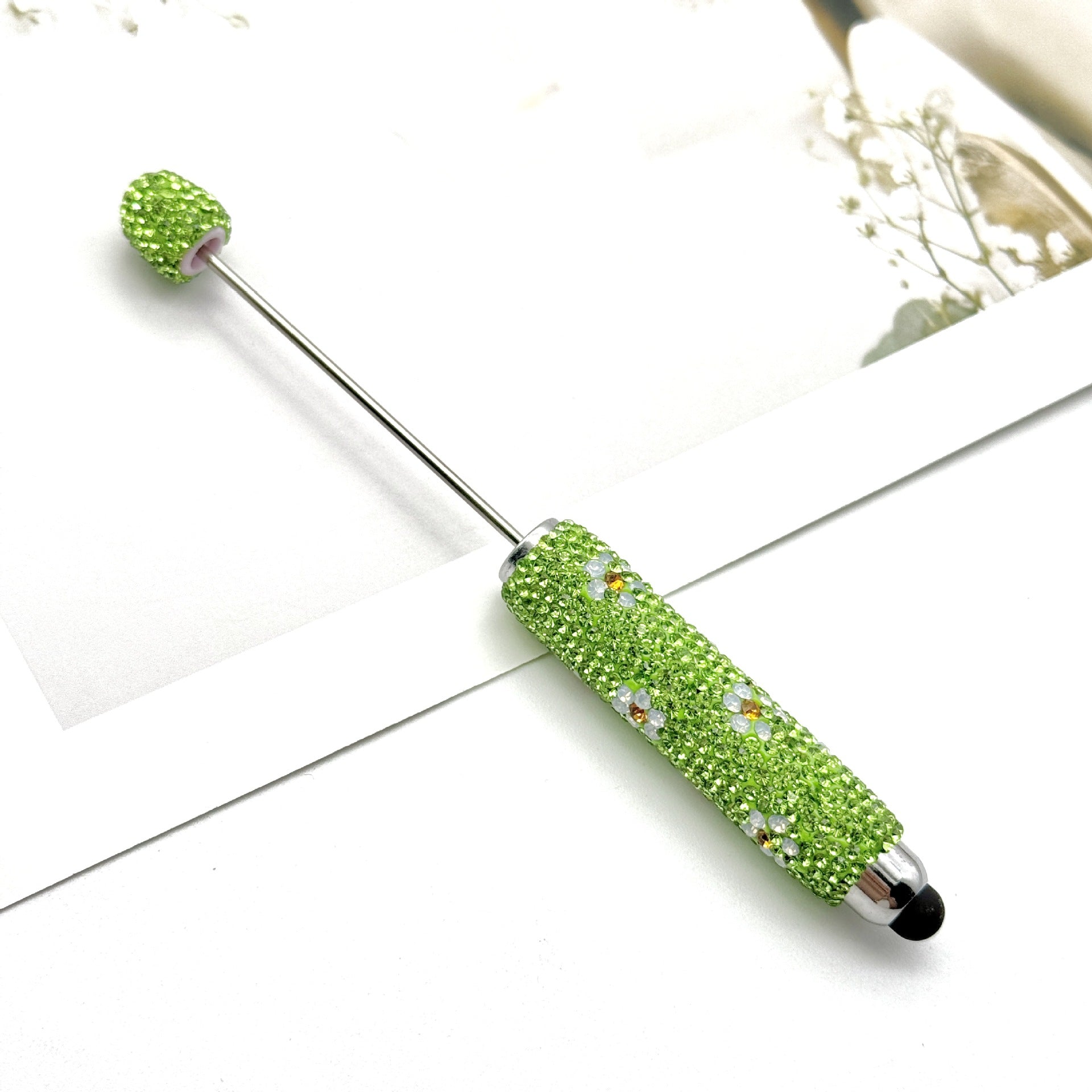 Wholesale Multi-Color  Full Diamond Touch Screen Beadable Pen