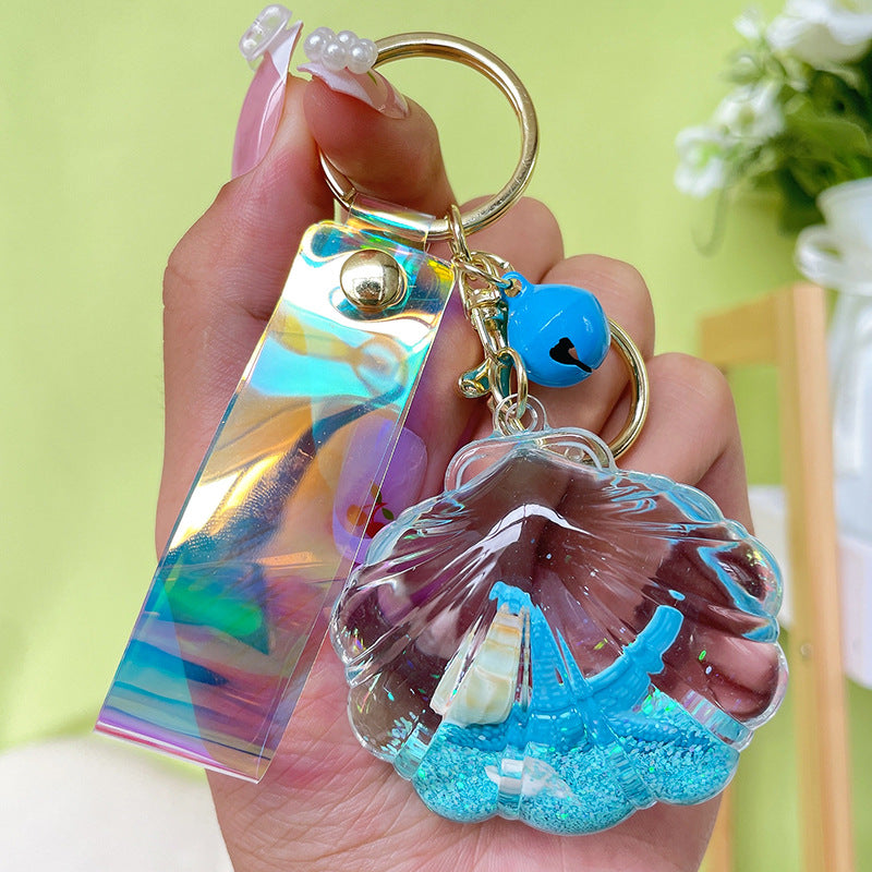 Wholesale Acrylic Starfish Shell Keychain