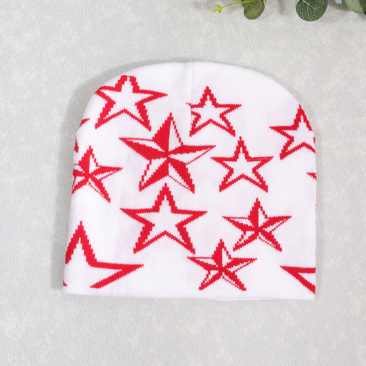 Wholesale Y2K Jacquard Knitted Hat Little Star Woolen Hat