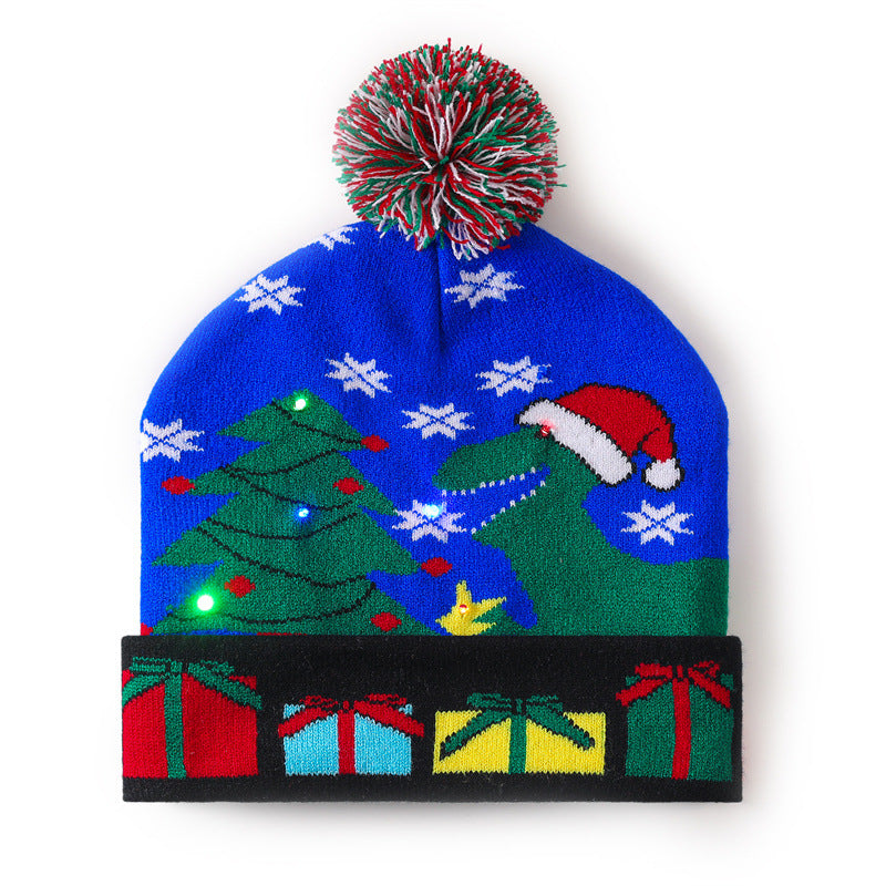 Wholesale Christmas hat  colorful woolen hat