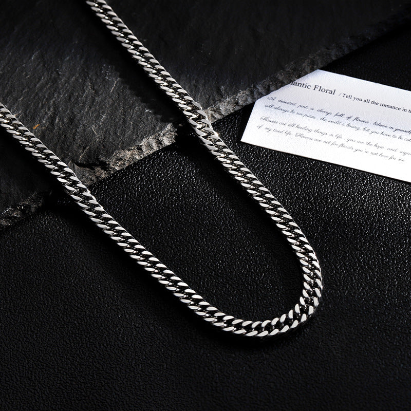 Wholesale Titanium Steel Non-fading Men's Necklace