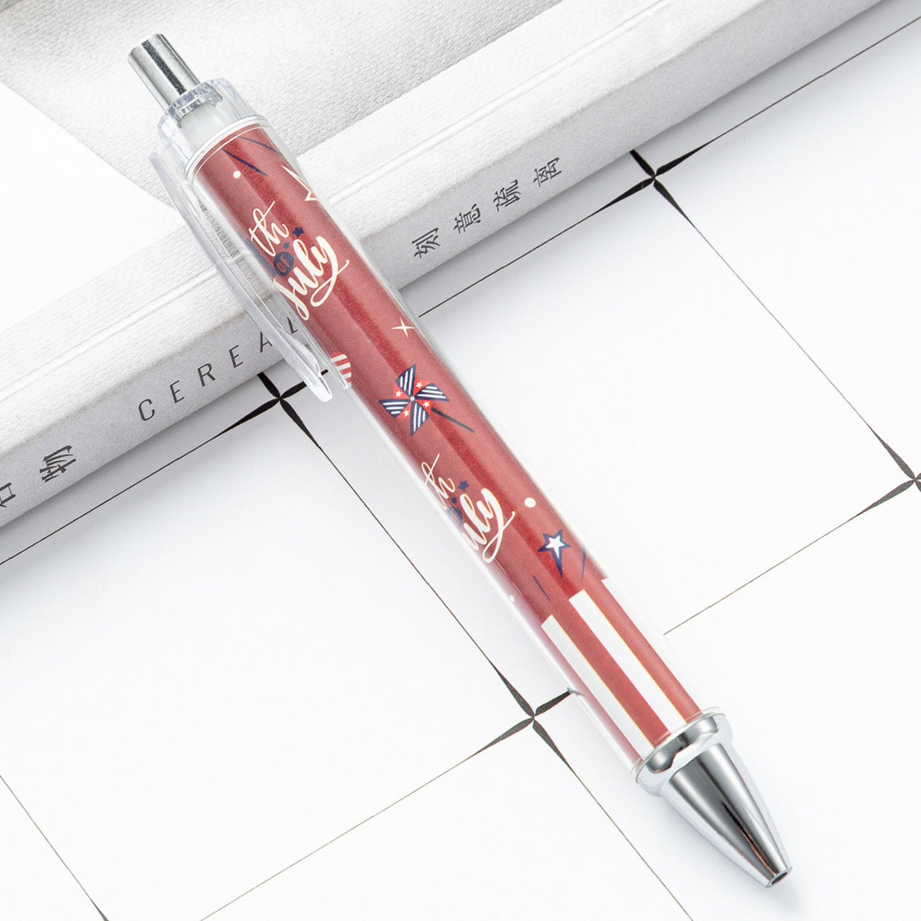 Bolígrafo de plástico de papel de plástico de papel de rollo de papel de varilla interna de la varilla interna