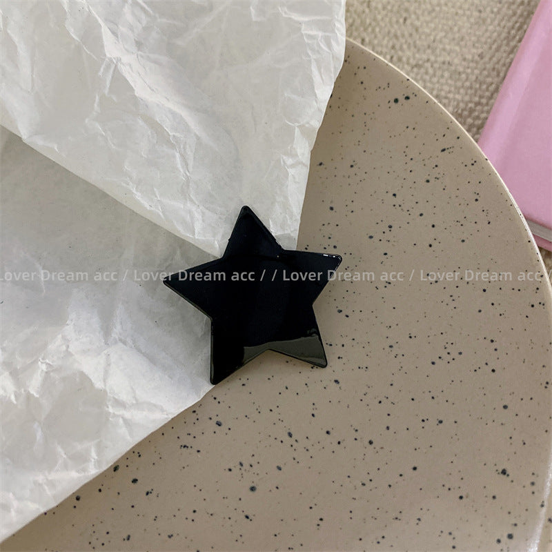 Wholesale Pentagonal Star Mixed Material Hair Clips