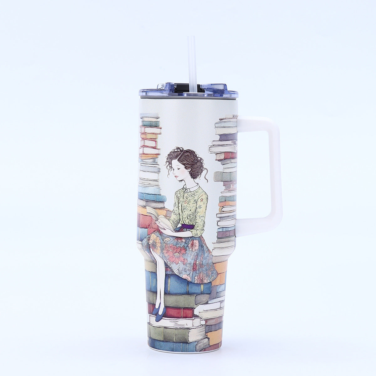 Wholesale Tumbler Large Capacity Cartoon Ice Cup Stainless Steel Outdoor 40oz Thermos Cup