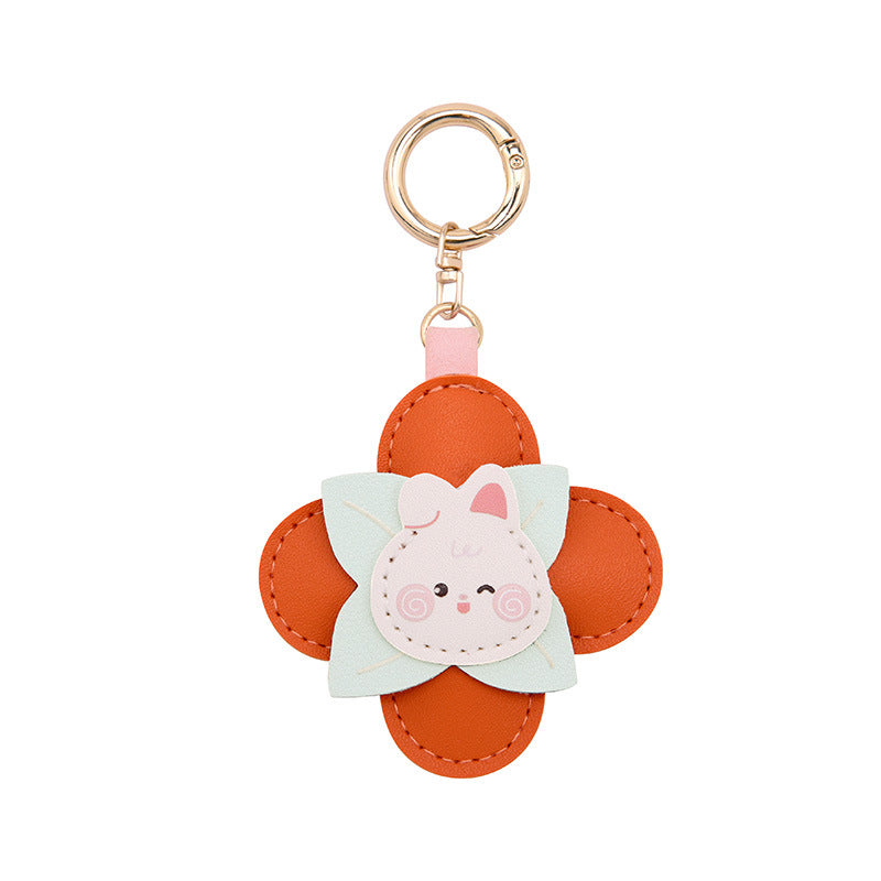 Wholesale of Cute Flower Animal PU Keychains