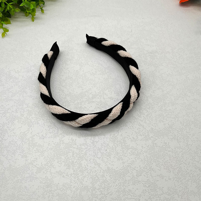Wholesale  crocheted twist hairband wholesale  high-grade hair accessories