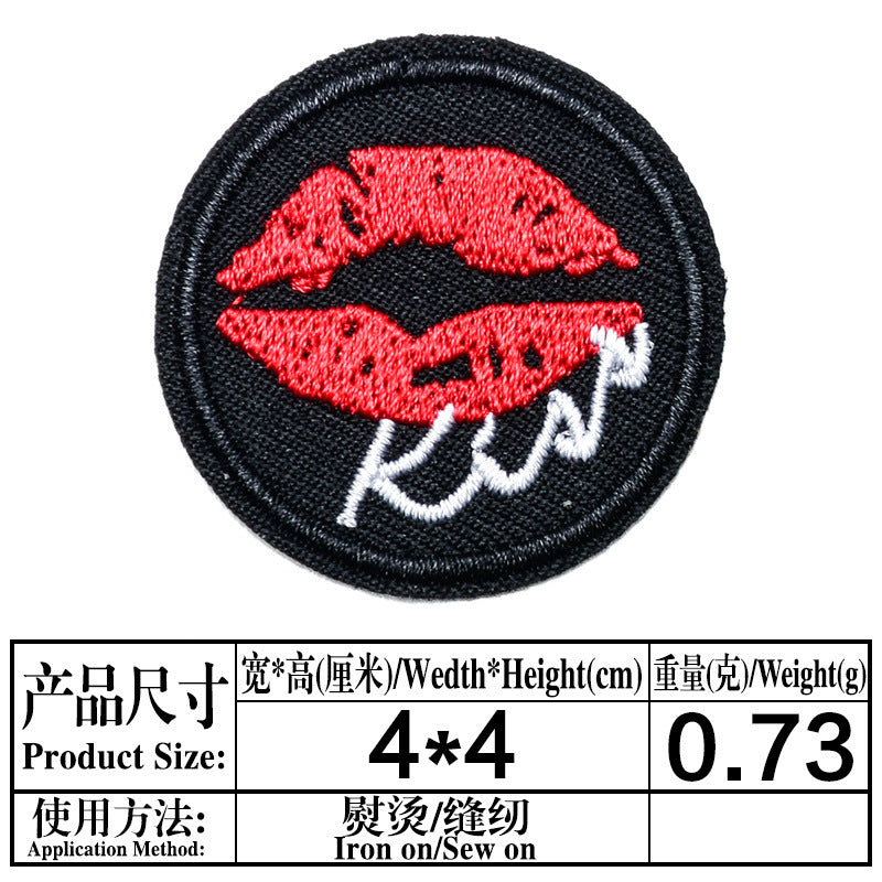 Wholesale Cartoon Bear Embroidered Cloth Patches Iron On Sewing Applique Decorative Clothing Accessory