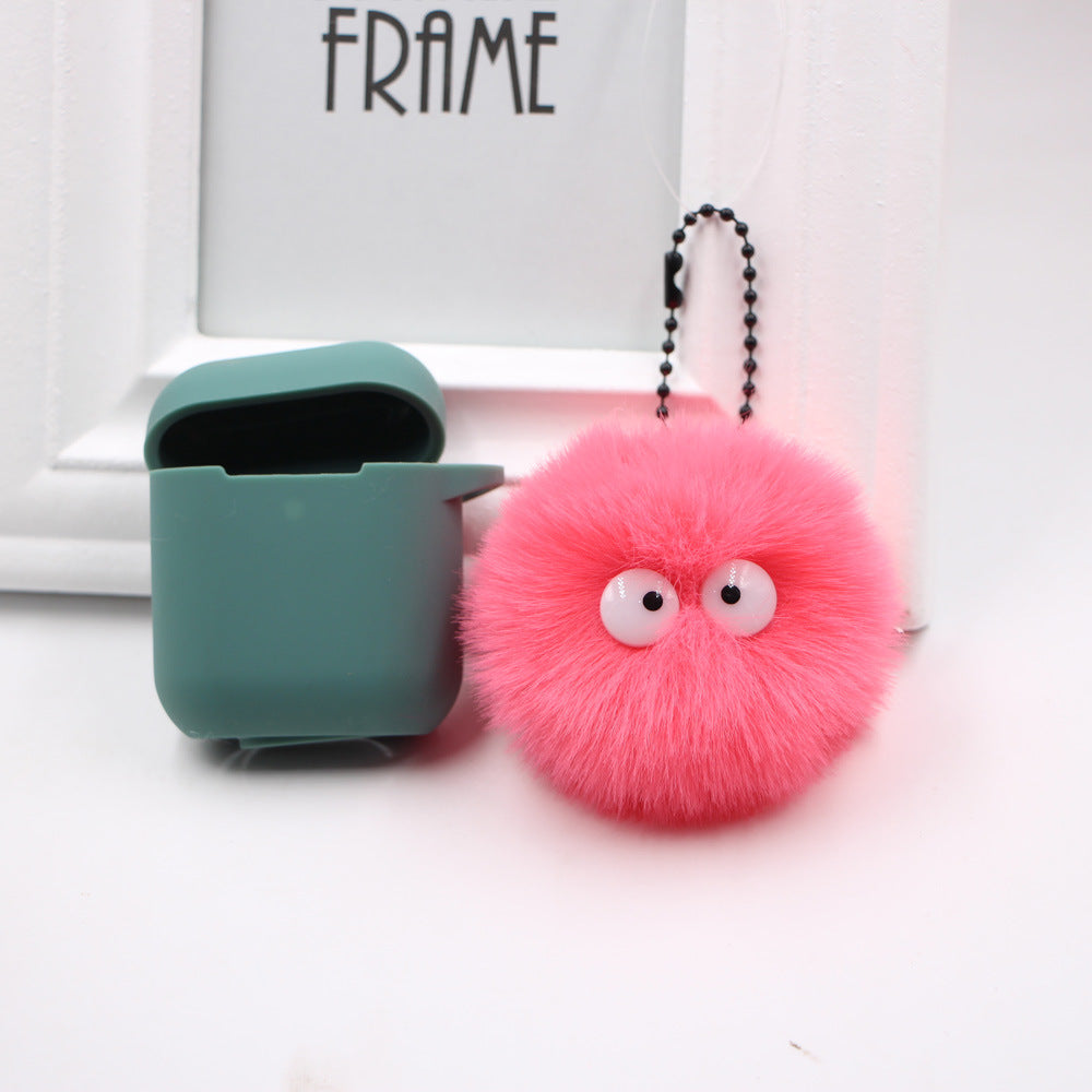 Wholesale Plush Soot Keychain Round Black Anime Bag Charm Gift For School Bags OLY Exclusive
