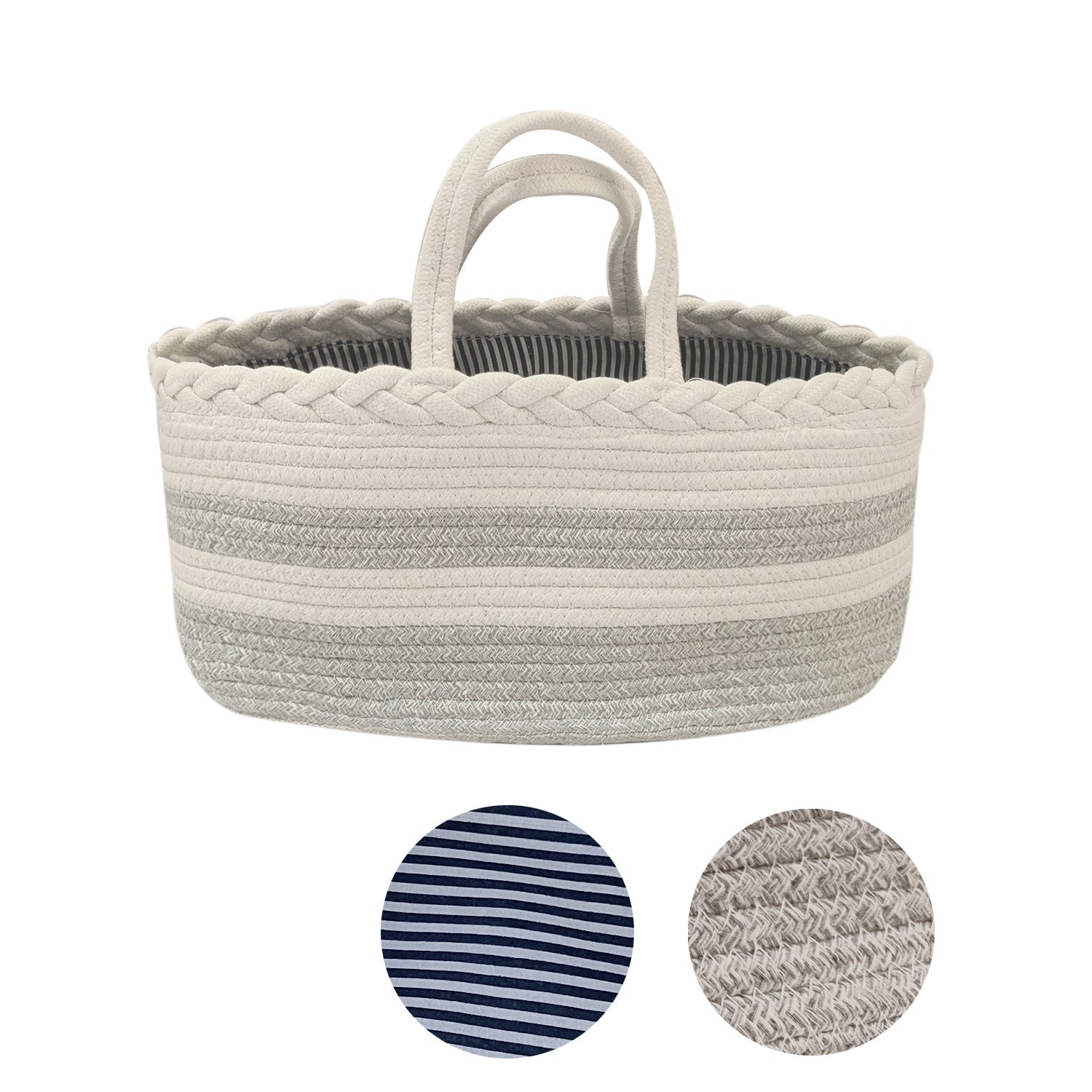 Wholesale Cotton Rope Foldable Storage Basket