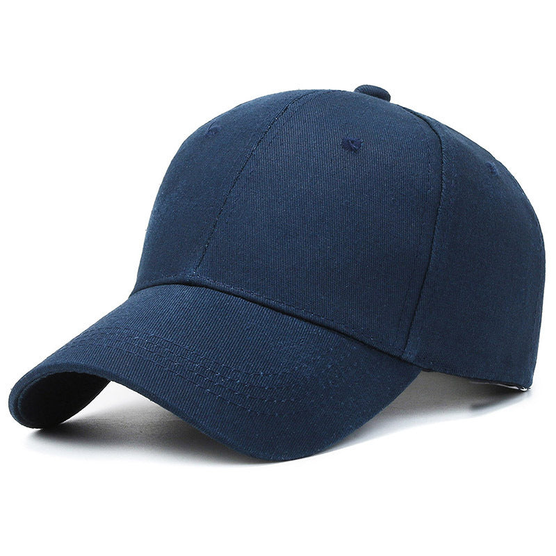 Wholesale Cotton Hard Top Solid Color Light Board Baseball Cap