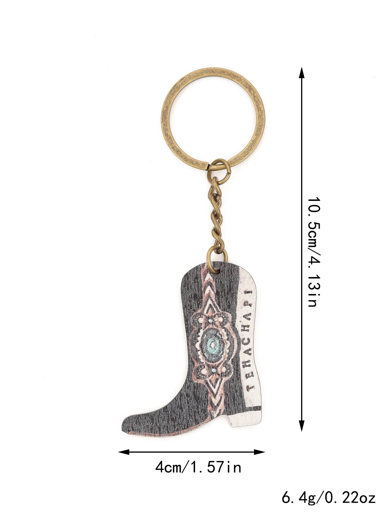 Wholesale Western Style Long Boot Keychains