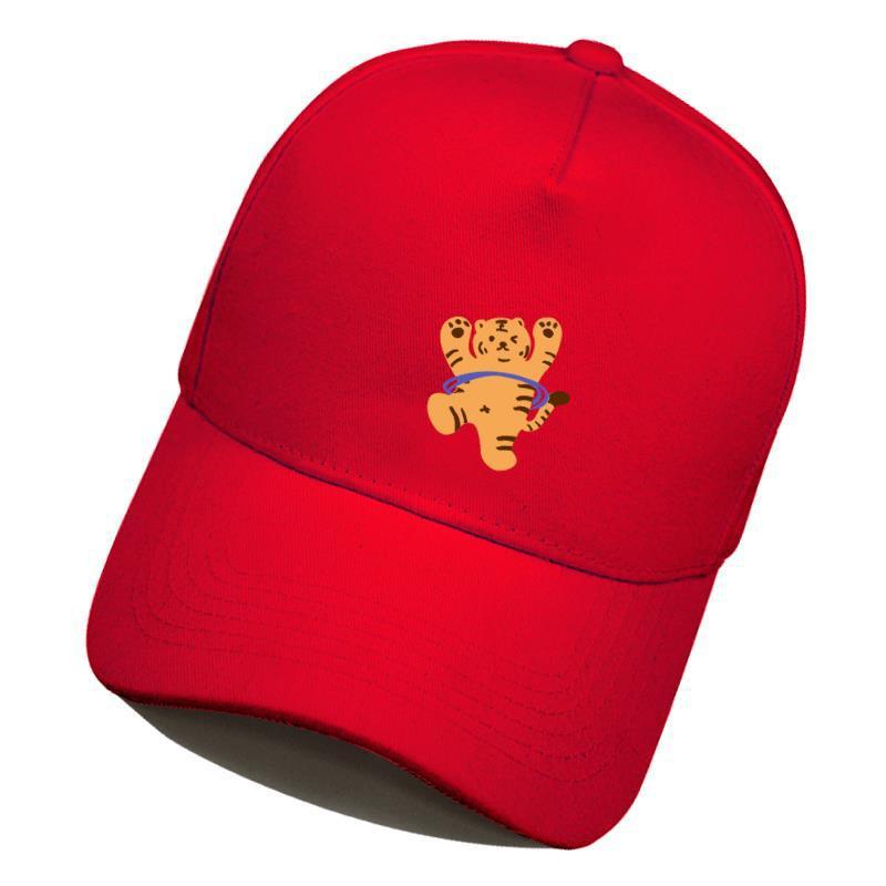 Wholesale Cartoon Tiger Men and Women Valentine's Day Couple Versatile LOGO Peaked Cap Sunshade Baseball Cap