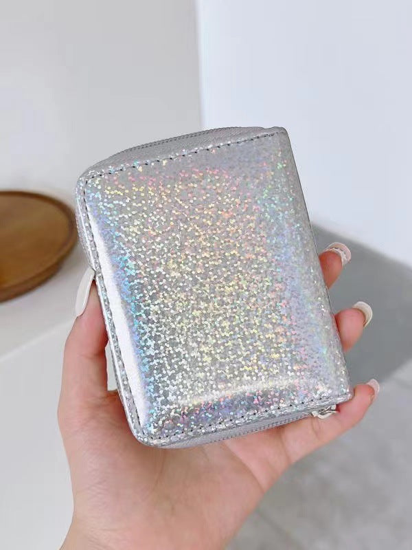 Wholesale Simple Short Grey Women's Wallet