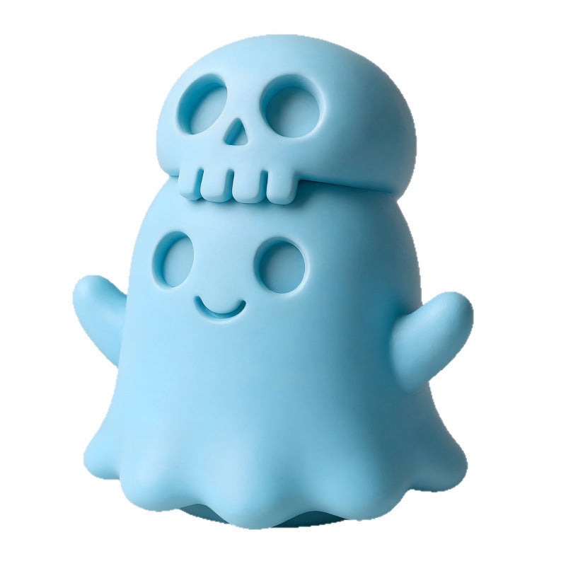 Wholesale 3D White Skull Ghost  Desktop Ornament,  Modern Minimalist Home Decor